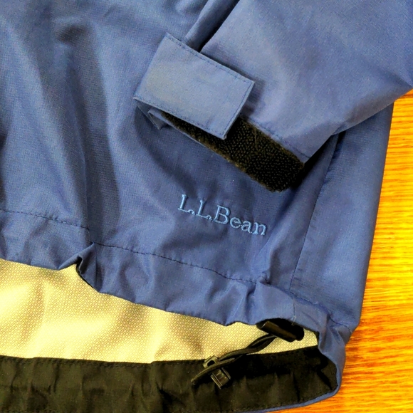 L.L. Bean Rain Jacket Blue Size Small - Picture 7 of 12
